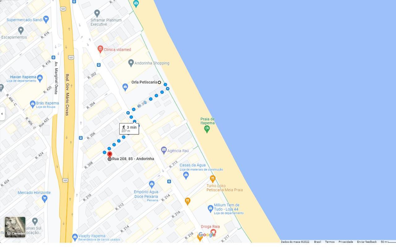 Apartamento 200 Metros Da Praia 03 Quartos Com Ar Condicionado - Meia Praia - Itapema Kültér fotó